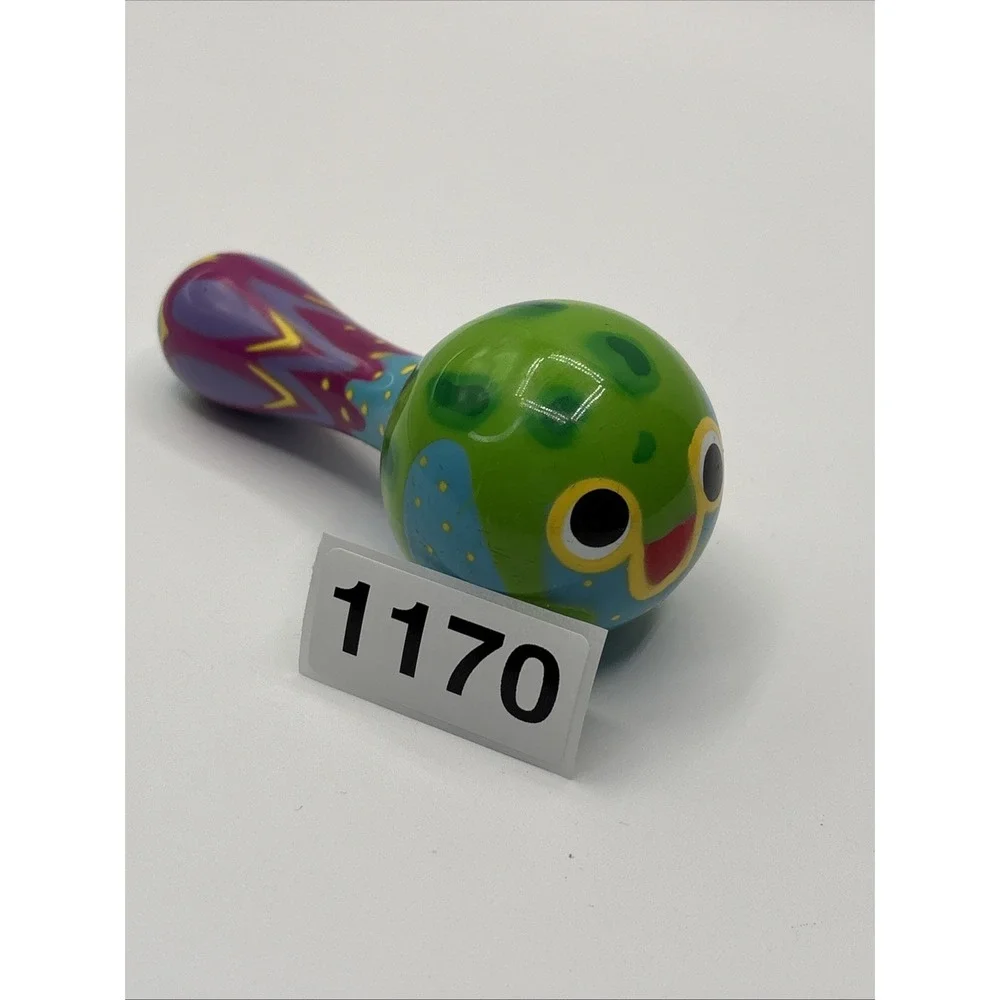 Hand Painted Wooden Shaker Music Instrument  4.5 Inch Pre-Owned‎